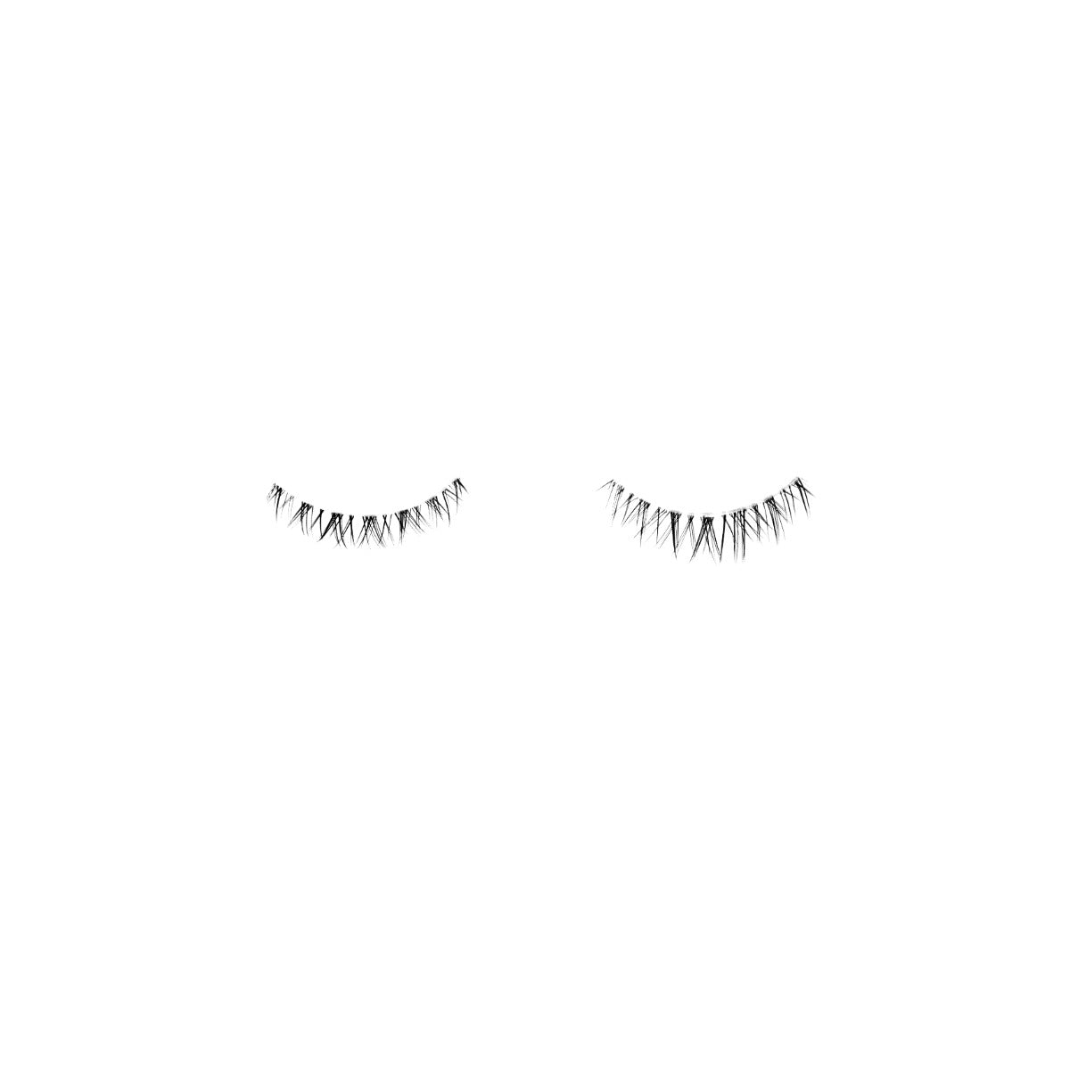 Ardell spiky false eyelashes for a dramatic, bold lash look.