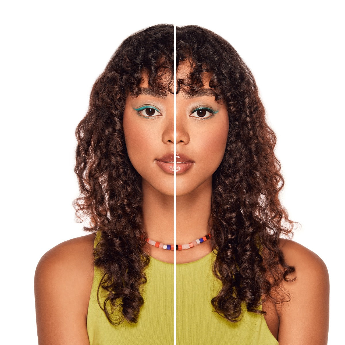 Winks Press On Pre-Glued Underlash Extensions - Volume on a model with round shape eye