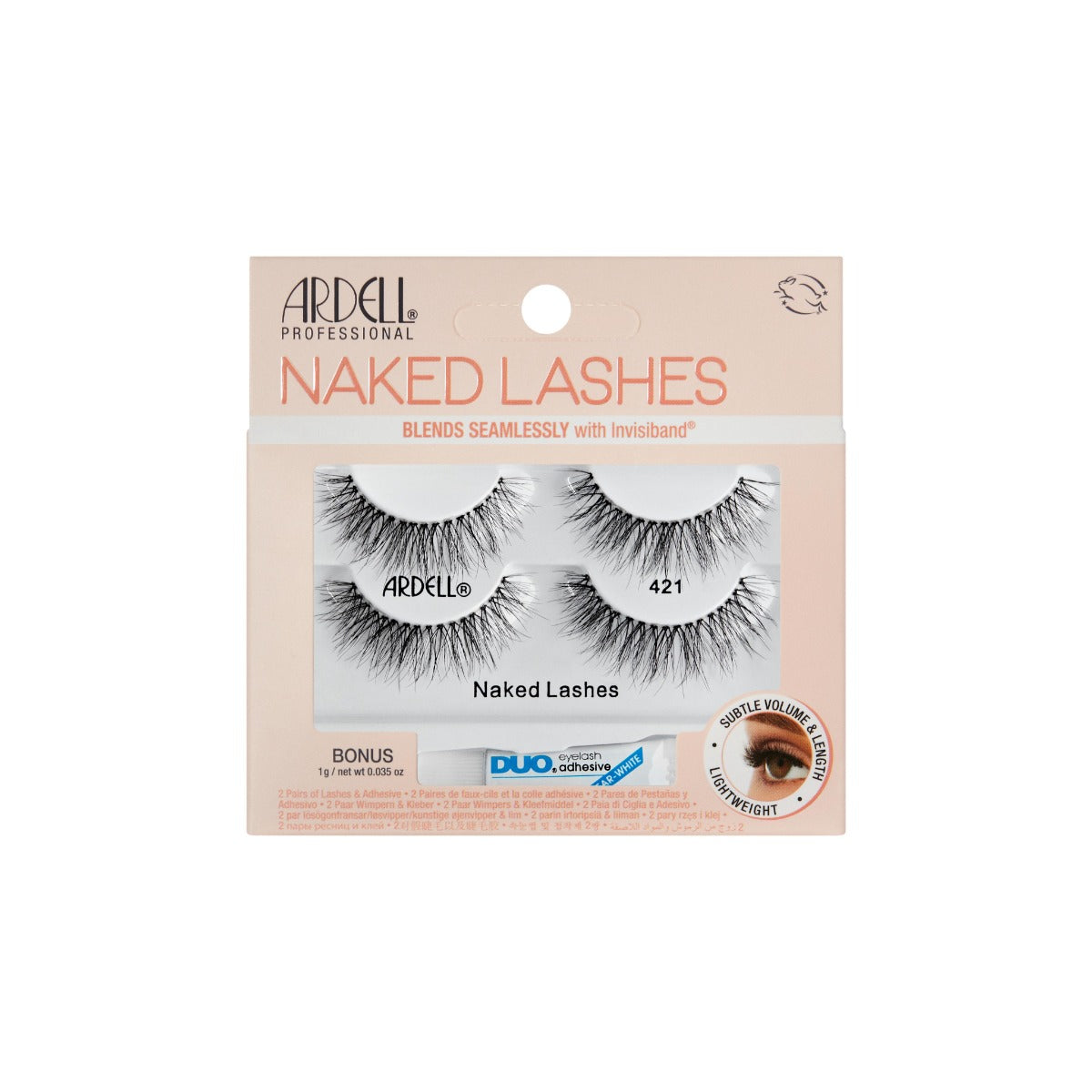 Naked Lashes 421 2 pack packaging