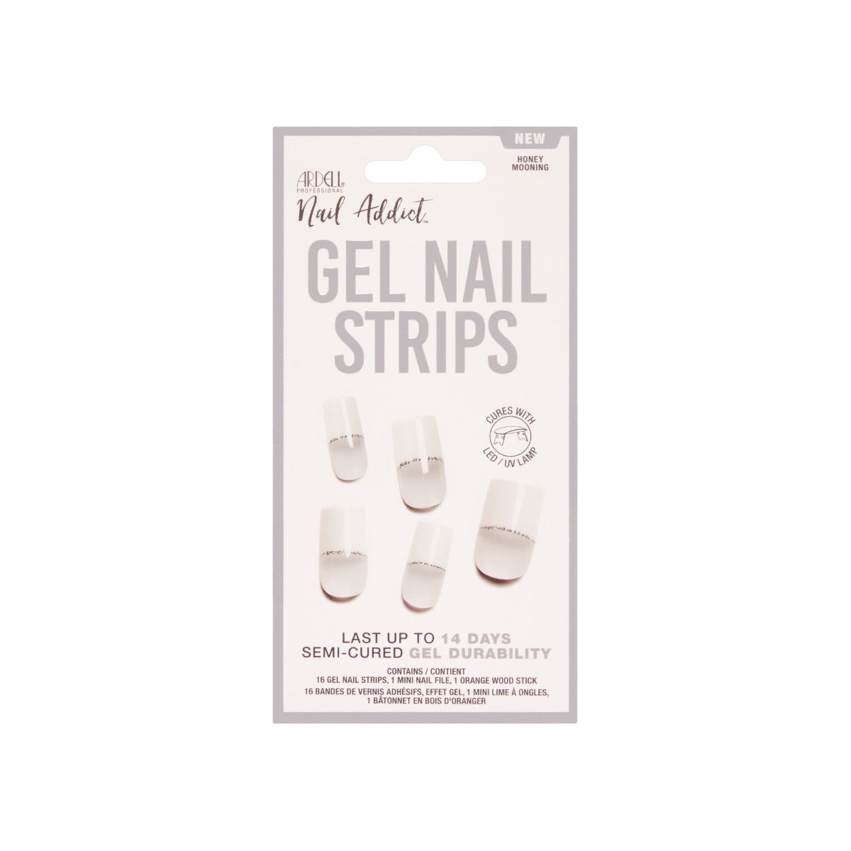 Sealed pack of Nail Addict Gel Nail Strips