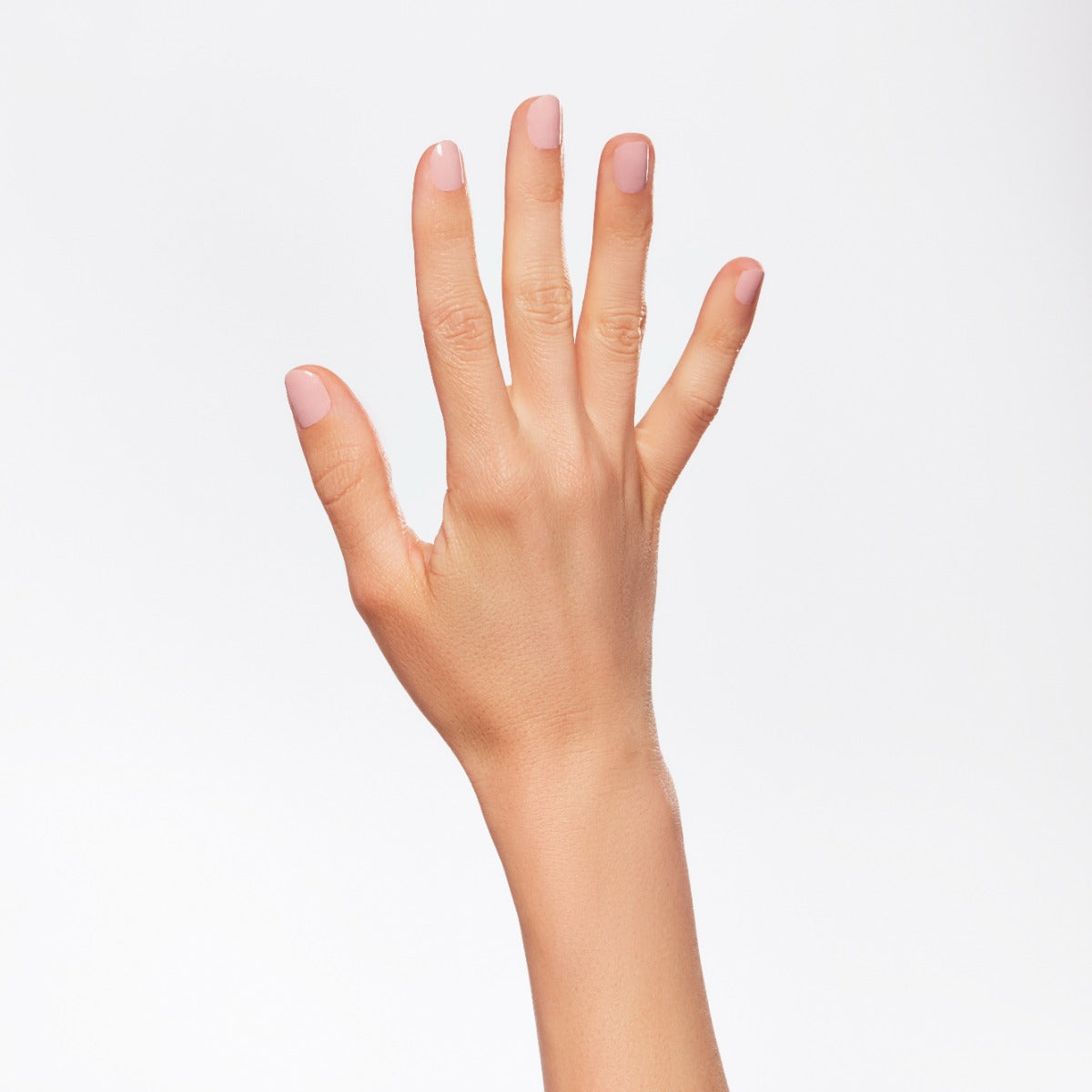 A lady's hand with nail color