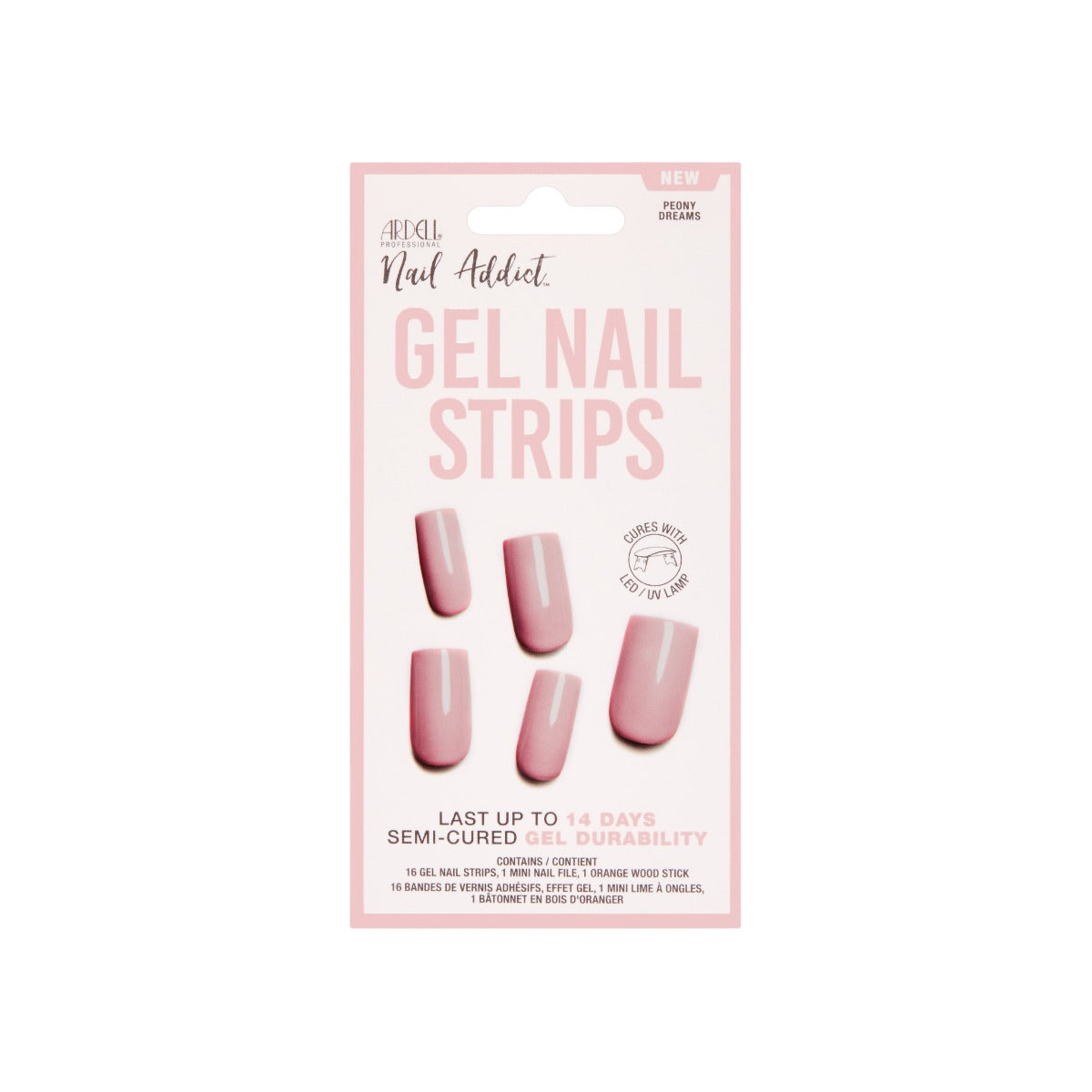 Sealed packaging of Ardell Nail Addict Gel Nail Strips