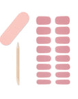 1-piece nail file, 1-oiece orange woods tick and 16-piece nail strips