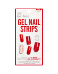 Wall-hooked ready packaging of Ardell Nail Addict Gel Nail Strips.