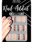 Front of Ardell Nail Addict Premium Nail Set, Cheetah Accent color color in a retail box