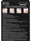 Back details of Ardell Nail Addict Micro French retail box with instructions in three different languages