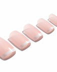 Set of Ardell Nail Addict Micro French color variant lay in a white color scene