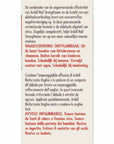 Multilingual label of Ardell Nail Strengthener listing ingredients and safety warnings.