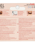 Back of Ardell Naked Lash 425 false lashes retail packaging with instructions in different languages
