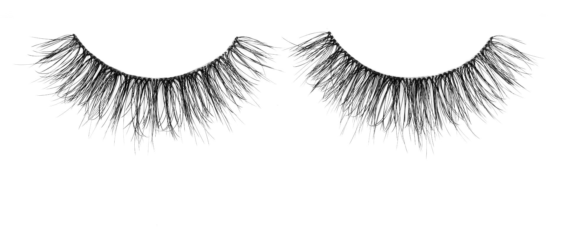 Ardell Naked Lashes 431 with a rounded silhouette multi-layered fibers in medium length and volume