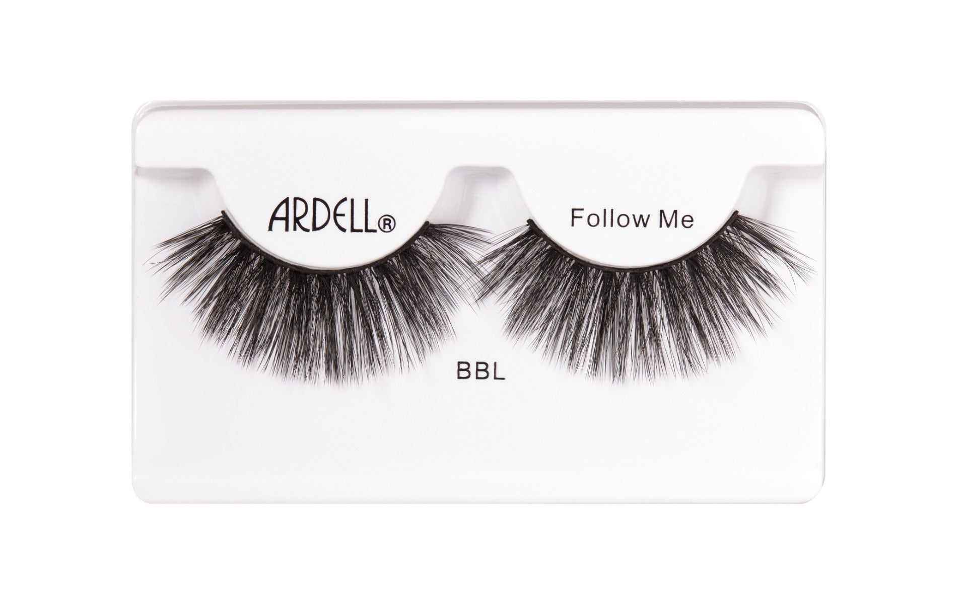 Ardell BBL Follow Me False Lashes ƒ?? Bold, high-volume lashes with a full, fluffy texture for a statement look.