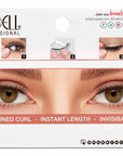 Back of Ardell Lift Effect 742 packaging featuring instructions and close up of a model's eyes wearing faux lashes