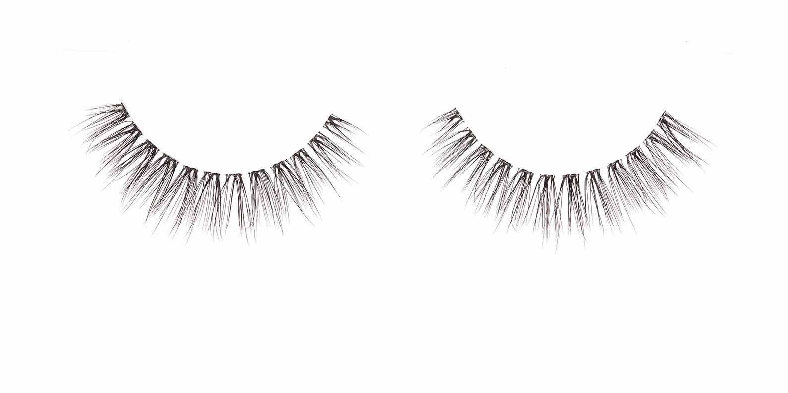 Pair of Ardell Lift Effect 745 false lashes side by side featuring it's light volume & long length