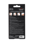 Back details of Ardell Nail Addict Natural Ballerina Multipack box with step by step instructions in different languages