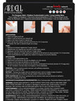 Back of Ardell Nail Addict Mint with application instructions in three different languages