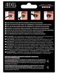 Back details of Ardell 135 Extended Wear Lash System box with product graphics and text reading in different languages