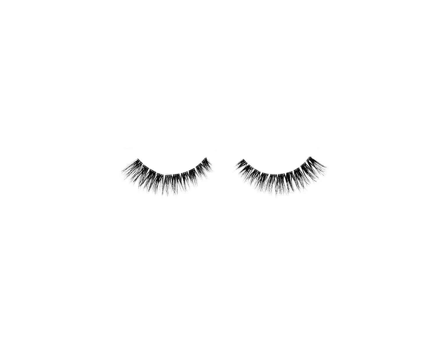 A pair of floating Ardell Active Lash Speedy lay in a white setting