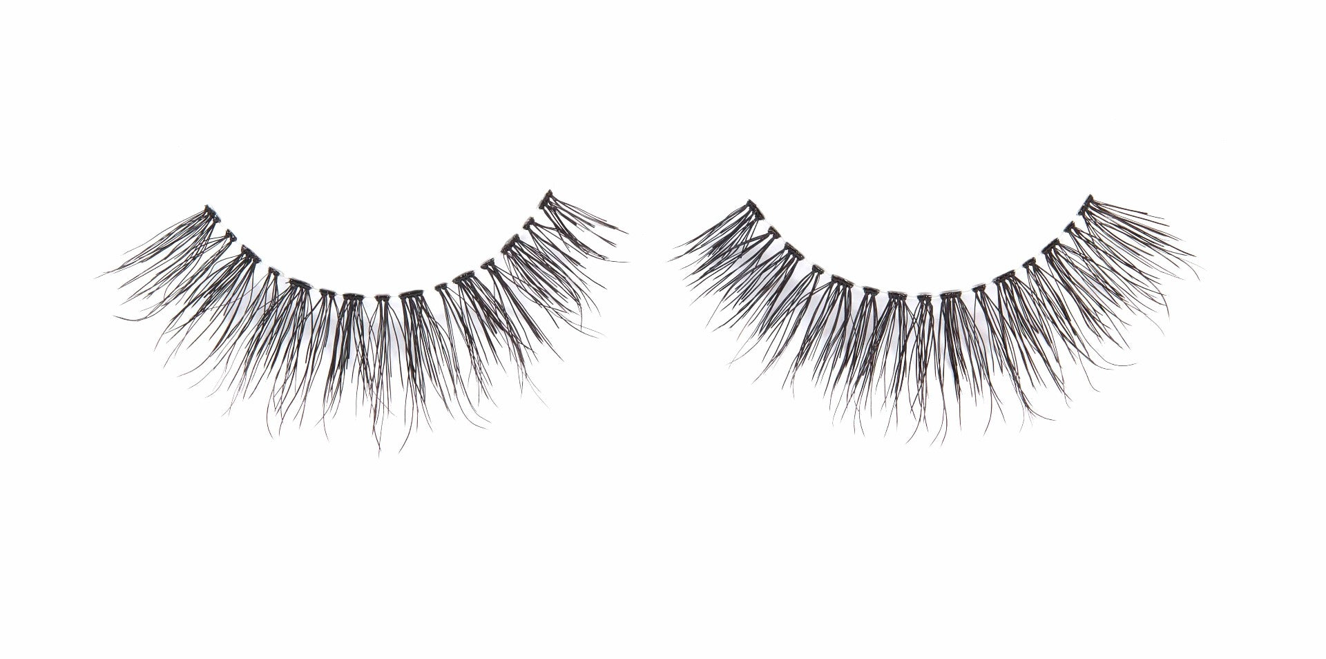 A single pair of Ardell Textureyes Lash 575 features its long length & rounded shape that's longer at the center.