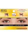 A single pair of Ardell Textureyes Lash 580 placed into its retail wall hook with some texts written on it.