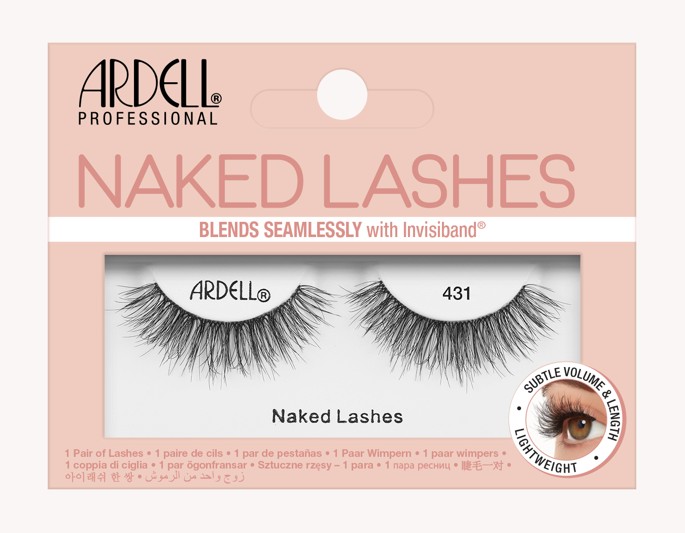 Ardell Naked Lashes 431 in retail packaging