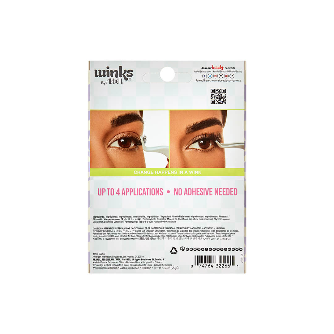 Ardell Winks Press on Lash underlash extensions galore natural SKU# 32266 Back