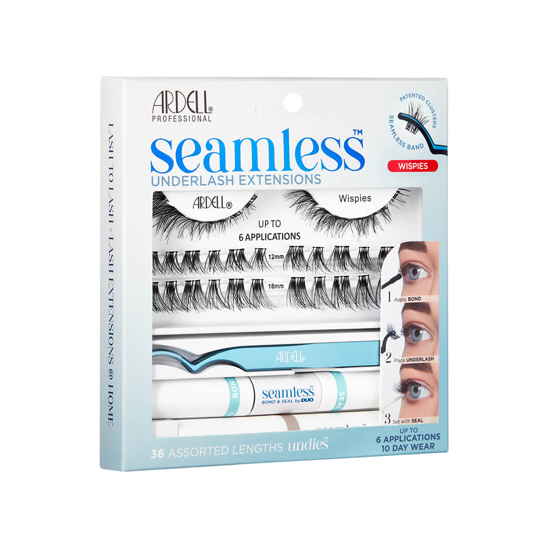 Ardell Seamless Underlash Extensions 36 Assorted Lengths Undies Angle Packaging