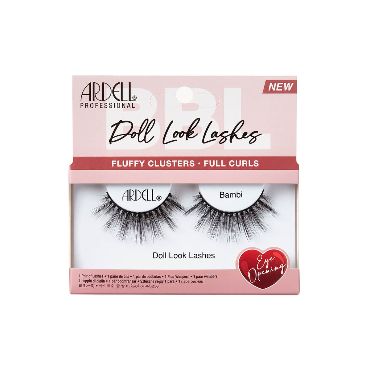 1 pair of lashes in packaging