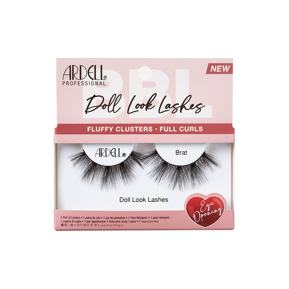 1 pair of lashes in packaging