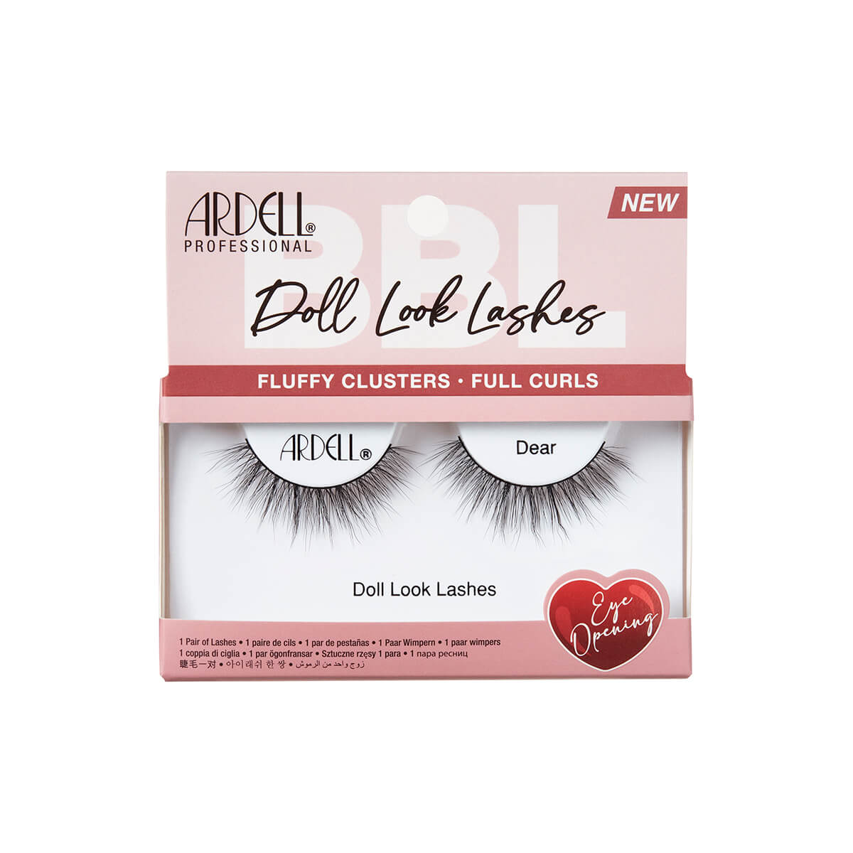 1 pair of Ardell BBL Doll lashes in front packaging