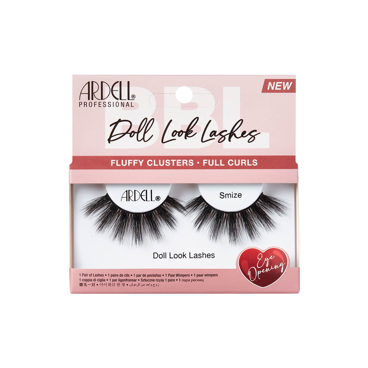 1 pair of lashes in front packaging