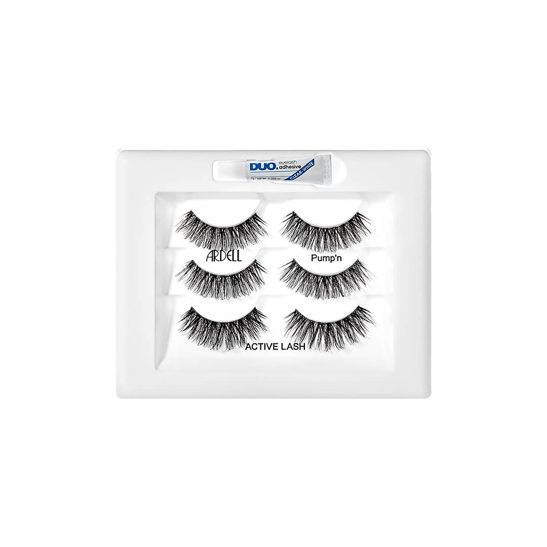 Ardell Holiday 3pk Active Lash Pump'n SKU# 36730 Tray Packaging