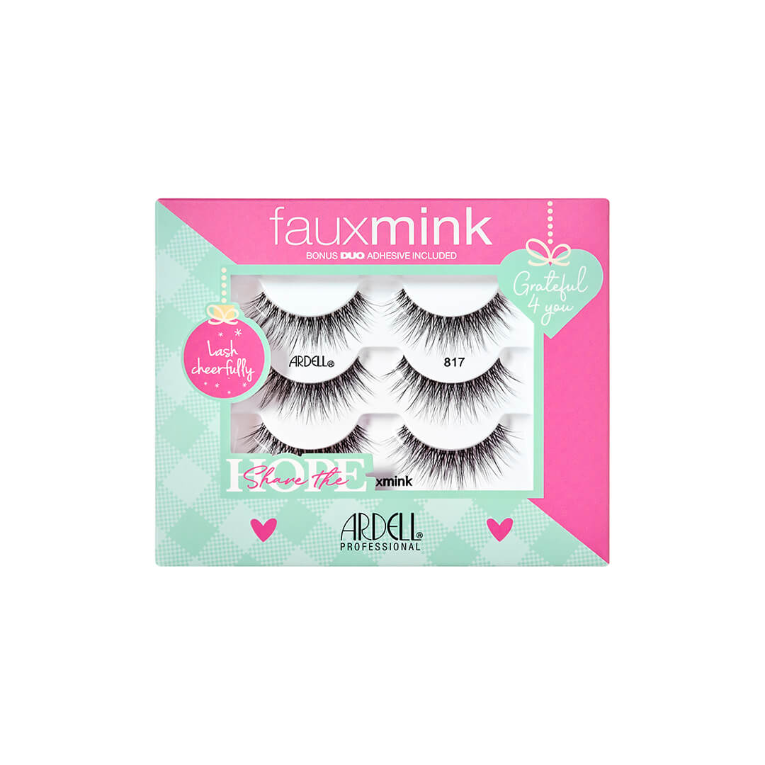 Ardell Holiday Faux Mink 817 Holiday 3pk SKU# 36726 Front Packaging