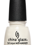 Front view of China Glaze Nail Lacquer, What A Dream with China Glaze black cap.