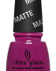 A China Glaze Nail Lacquer, TWISTED SISTER Fuchsia bottle