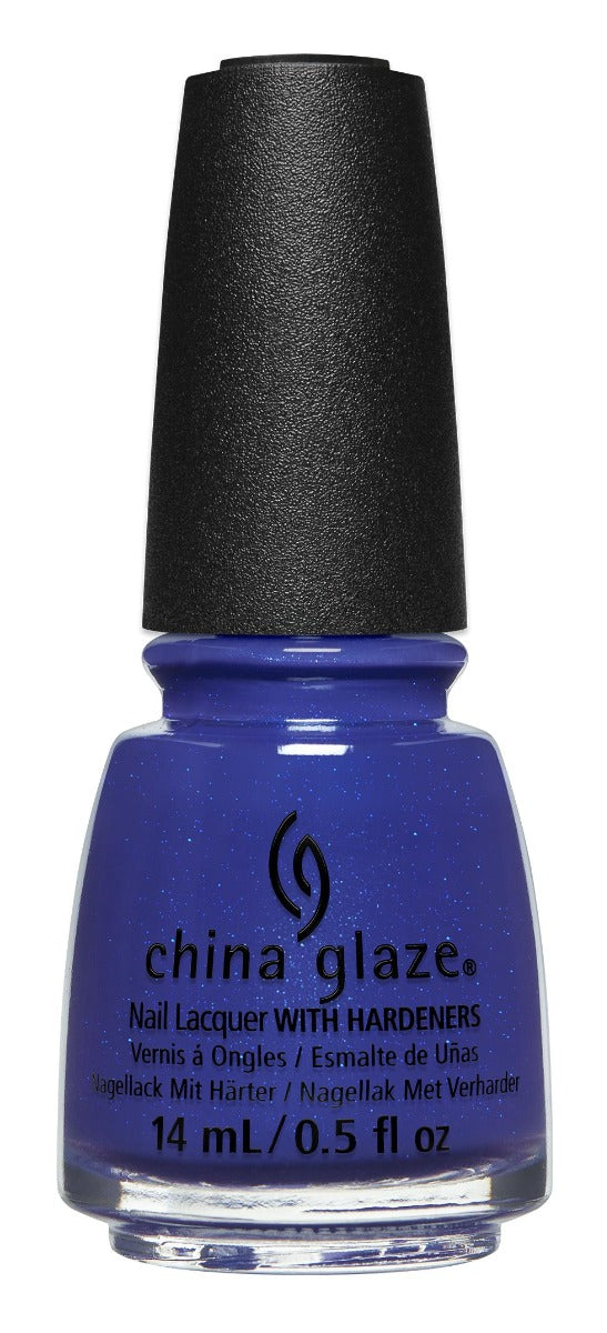 A China Glaze Nail Lacquer, ROTTEN TO THE CORE Blue Purple bottle