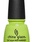 A China Glaze Nail Lacquer, ONCE A WITCH, ALWAYS A WITCH Lime Green bottle