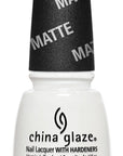 A China Glaze Nail Lacquer, SINFUL SOUL White bottle