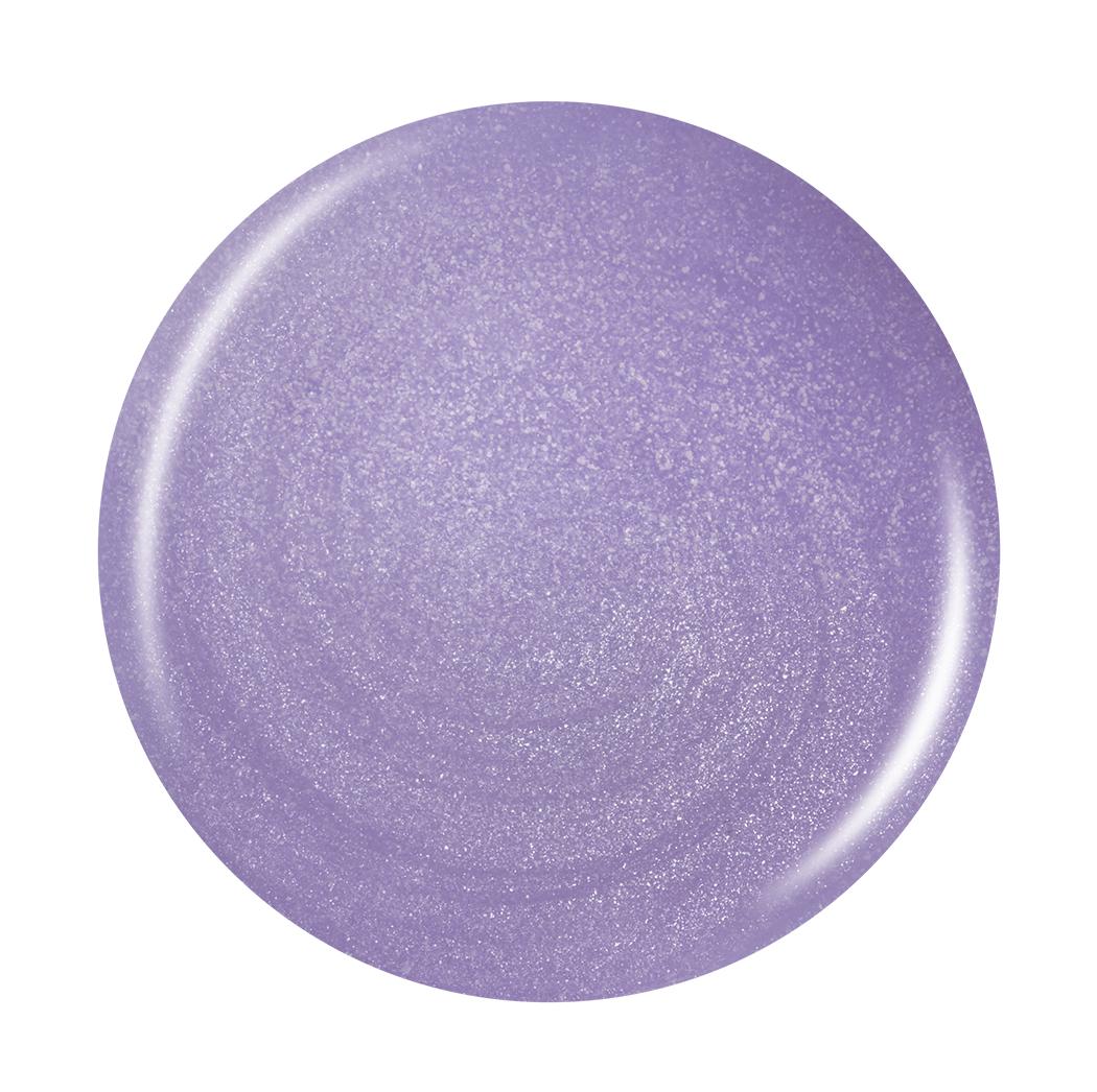 Color dot of shade Sky of Lavender, a lilac purple with silver shimmer.