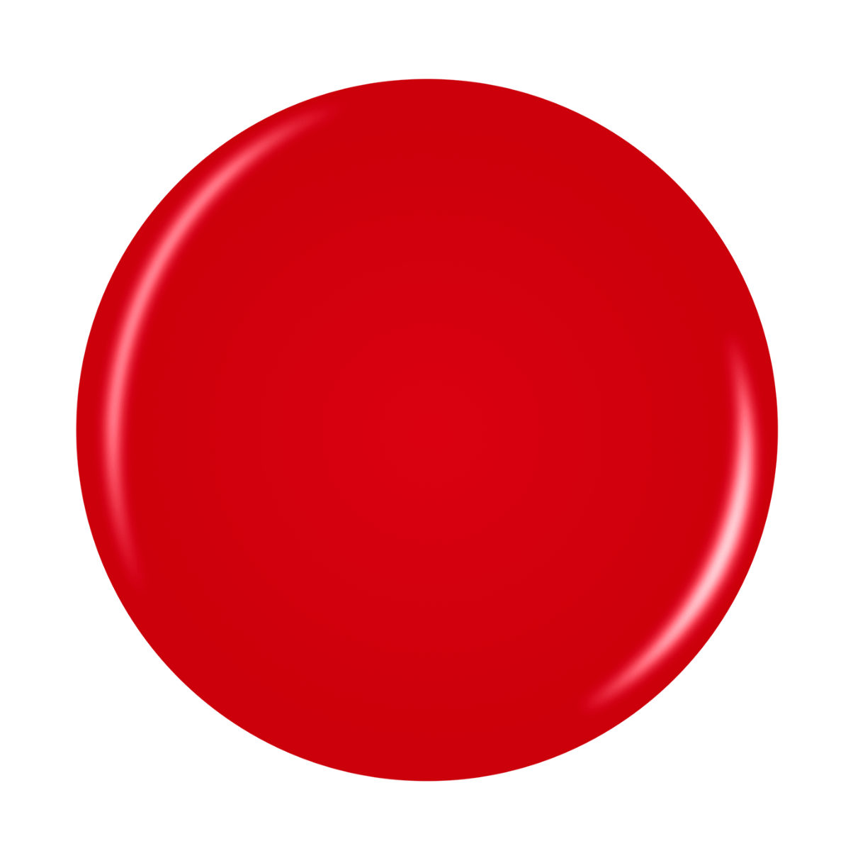 Front view of China Glaze bottle with black cap in shade Read My Lips