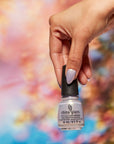 Stylized image of China Glaze Nail Lacquer, Lavender Haze bottle