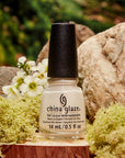 Stylized image of China Glaze Nail Lacquer, What A Dream bottle