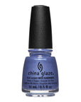 Front view of China Glaze bottle with black cap in shade Night Dunes.