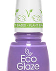 A Eco Glaze Nail Lacquer, Violet Breeze bottle