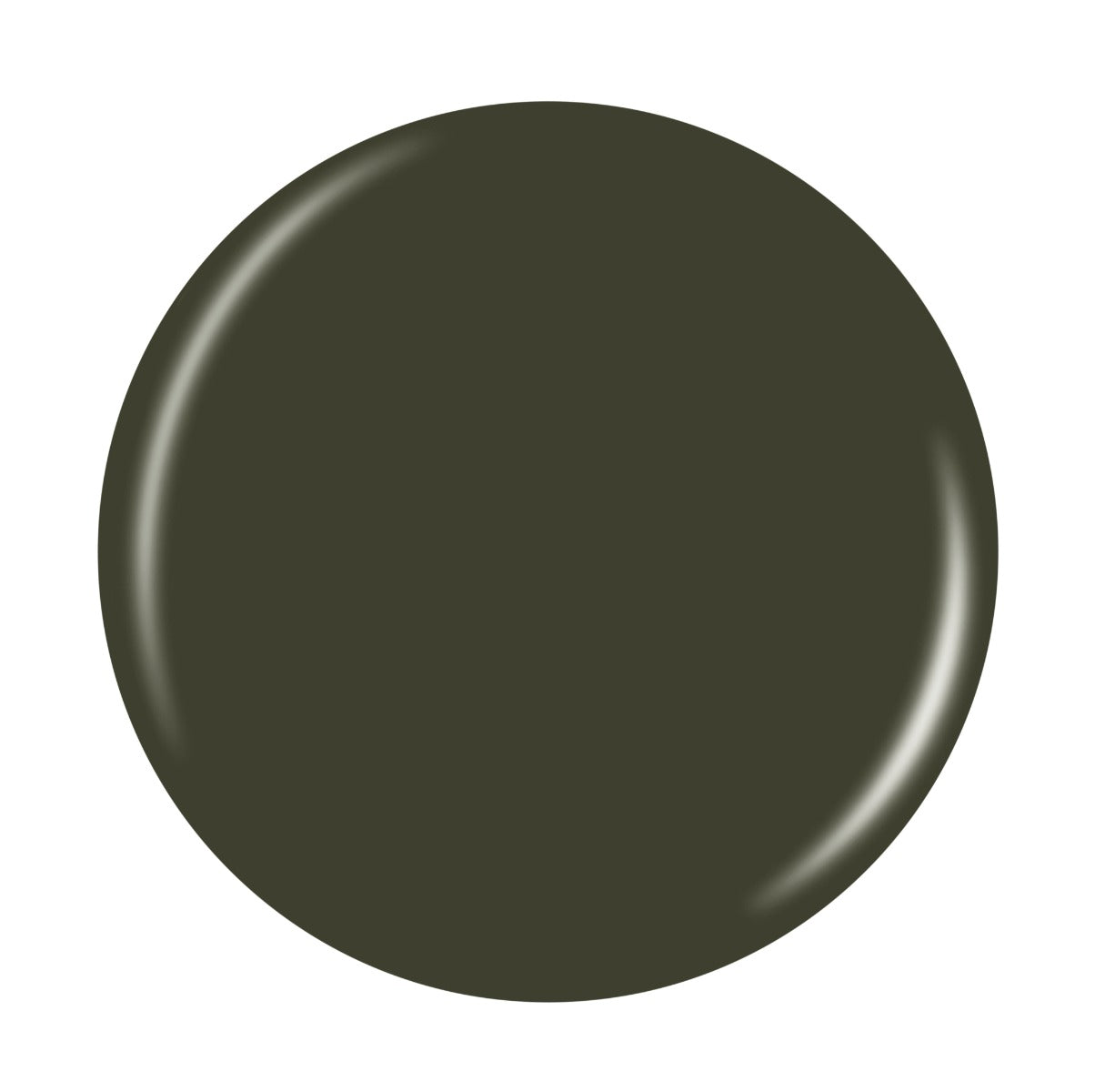Terra Trails Olive Green nail lacquer swatch in a rich olive shade, providing a sleek and stylish look for your nails.