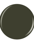 Terra Trails Olive Green nail lacquer swatch in a rich olive shade, providing a sleek and stylish look for your nails.