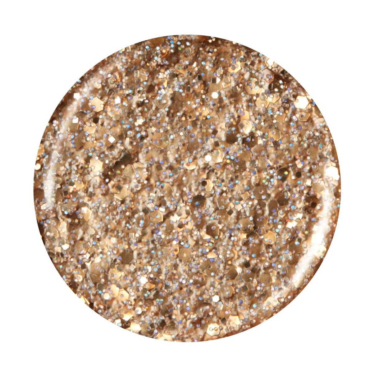 A Eco Glaze Nail Lacquer, Pot of Marigold Old Gold color dot