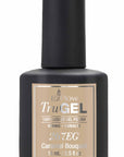 Front view of EzFlow TruGel shade Caramel Bouquet bottle