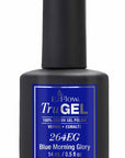 Front view of EzFlow TruGel shade Blue Morning Glory bottle