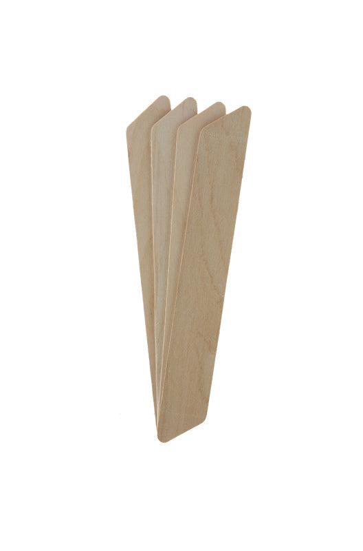 GiGi Wooden Wax Applicators (Set of Four) - A set of four wooden wax applicators designed for even and controlled wax application.