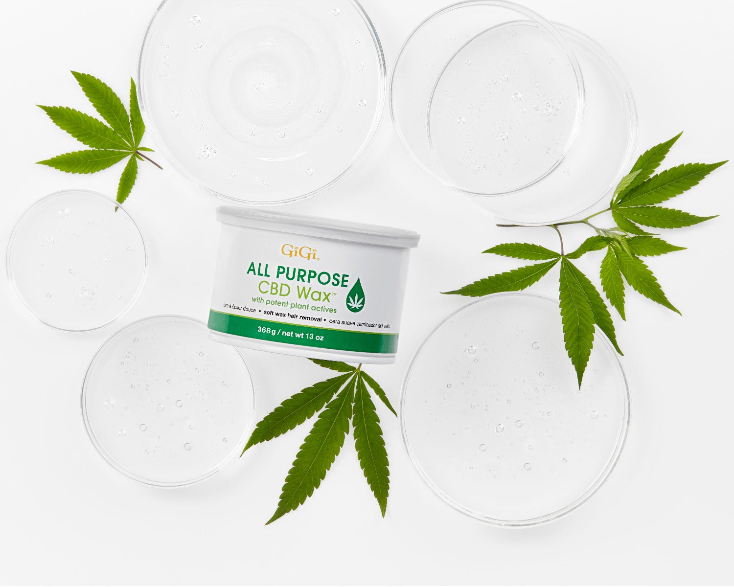 CBD Wax with Hemp Extracts - Soothing and effective, this wax helps remove hair while calming the skin with natural hemp plant actives.